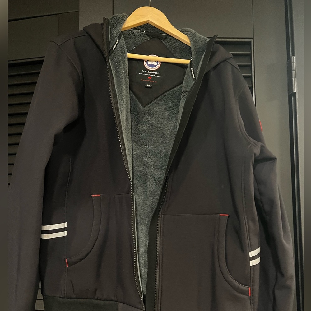 Men’s Canada Goose Tremblant Full Zip Hoody Black Size Large